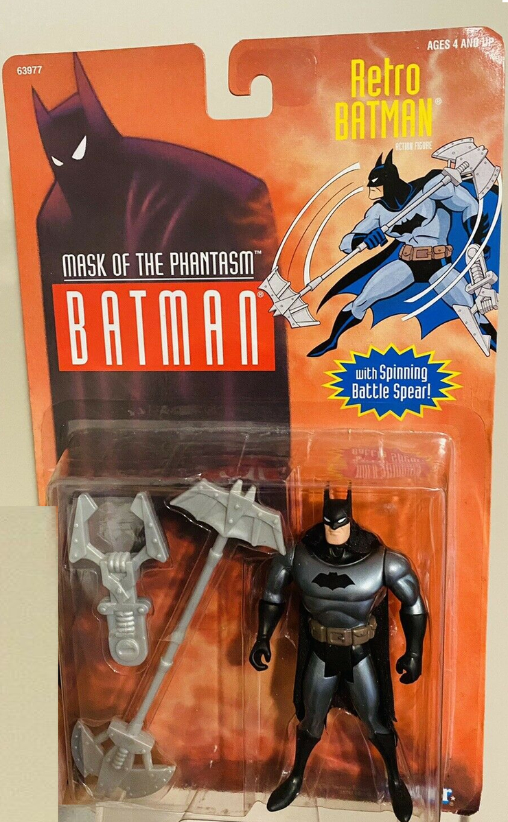 Kenner "Batman Mask of the Phantasm" 'Retro Batman' Action Figure (Rare 'Sample Design